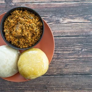 Pounded Yam and Egusi Soup - ChefTeeKay