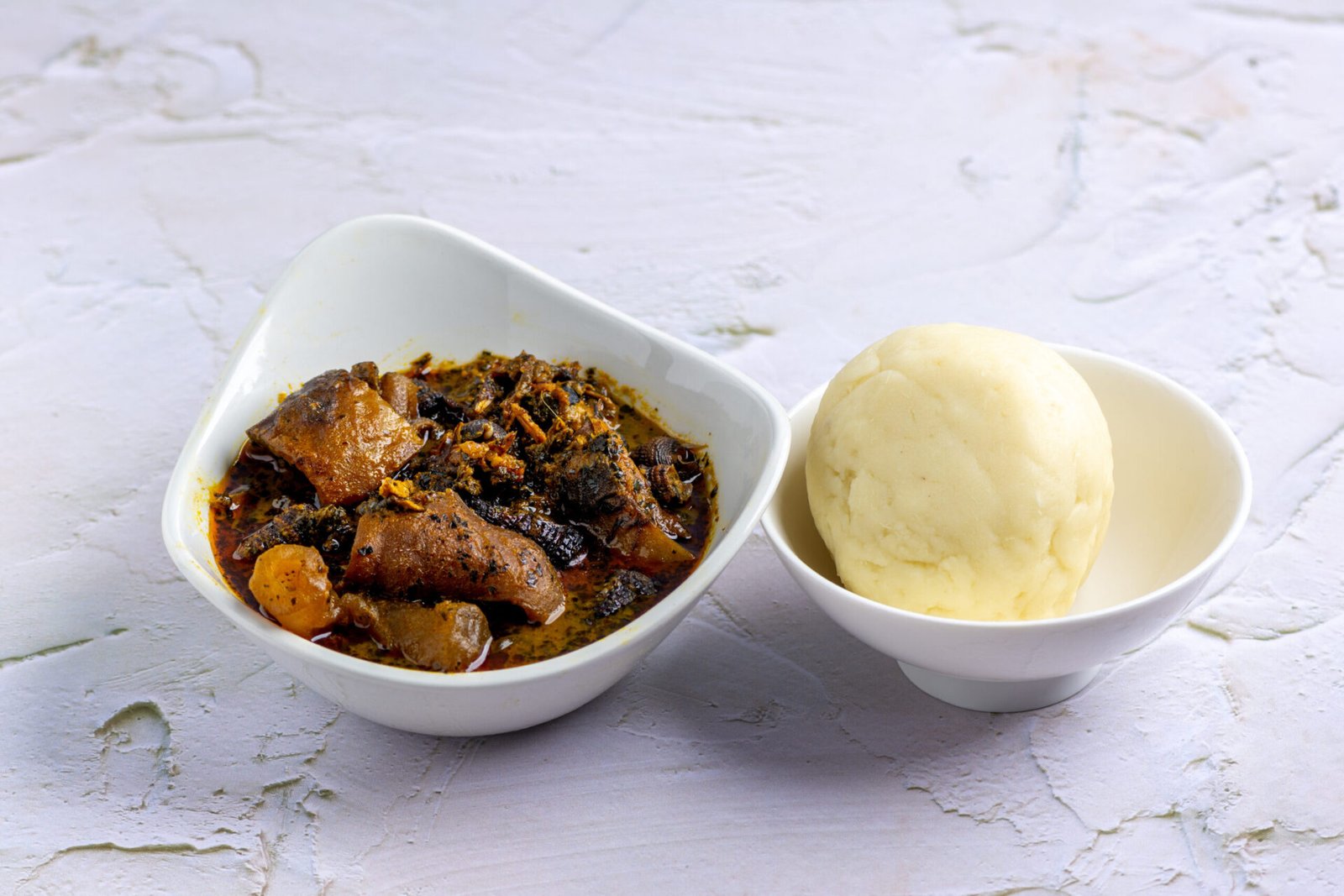 Pounded Yam and Soup - ChefTeeKay
