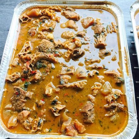 Tray of Assorted pepper soup