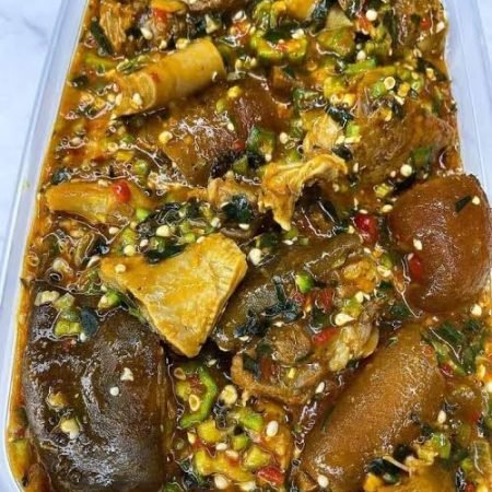 Tray of Sea Food Okra (Without snail)
