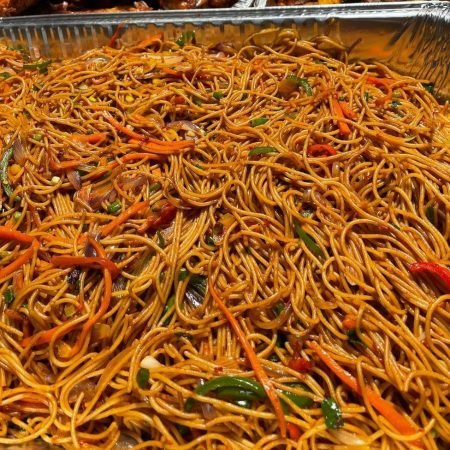 Tray of Stir Fry Spaghetti