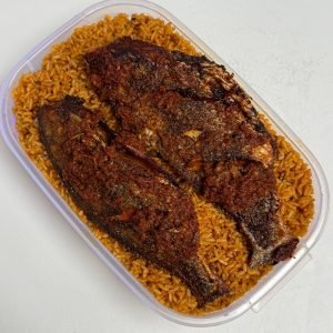 Plate of Jollof Rice