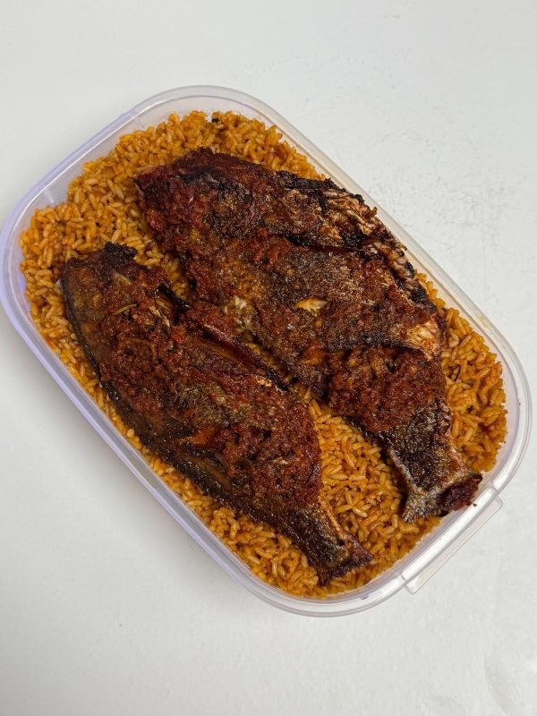 Plate of Jollof Rice