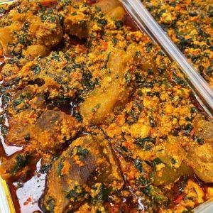 Tray of Egusi