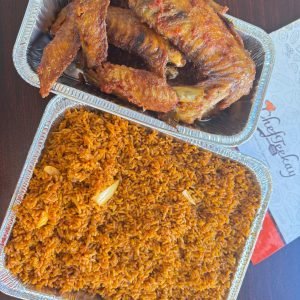 Half Tray of Jollof Rice
