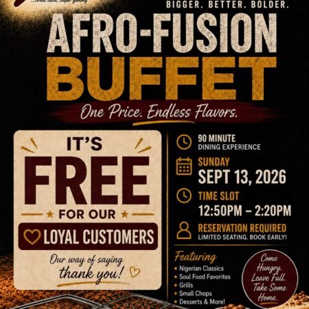 Chef Teekay Afro-Fusion Buffet - Loyalty Edition